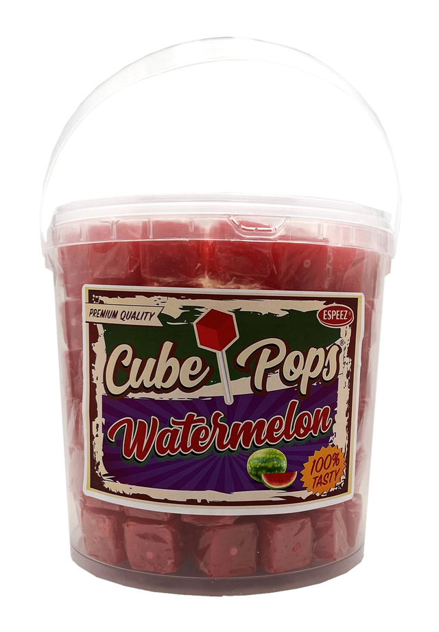 Espeez Cube Pops Watermelon Jar - 6ct