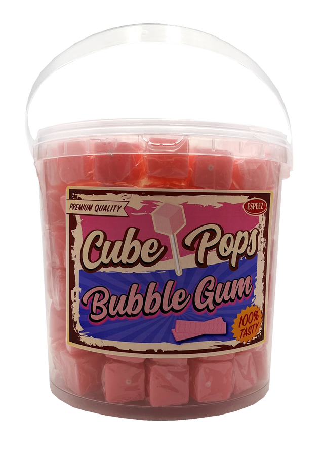 Espeez Cube Pops Bubble Gum Jar - 100ct