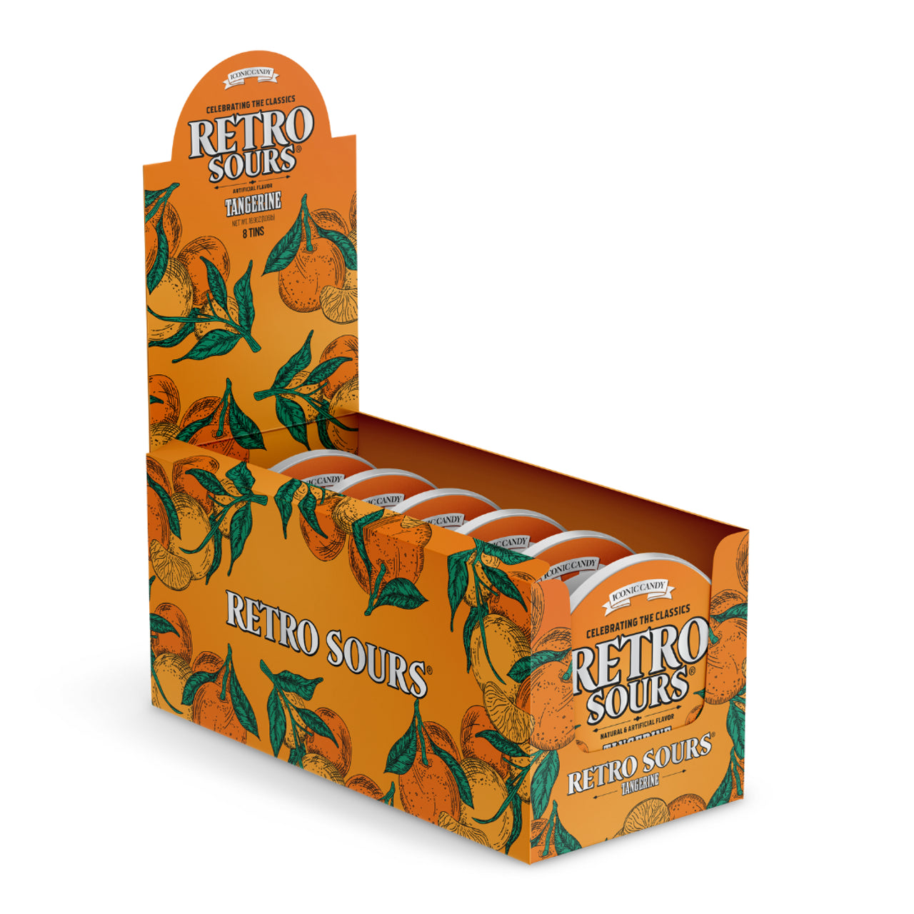 Retro Sours Tangerine 2.12oz 8ct
