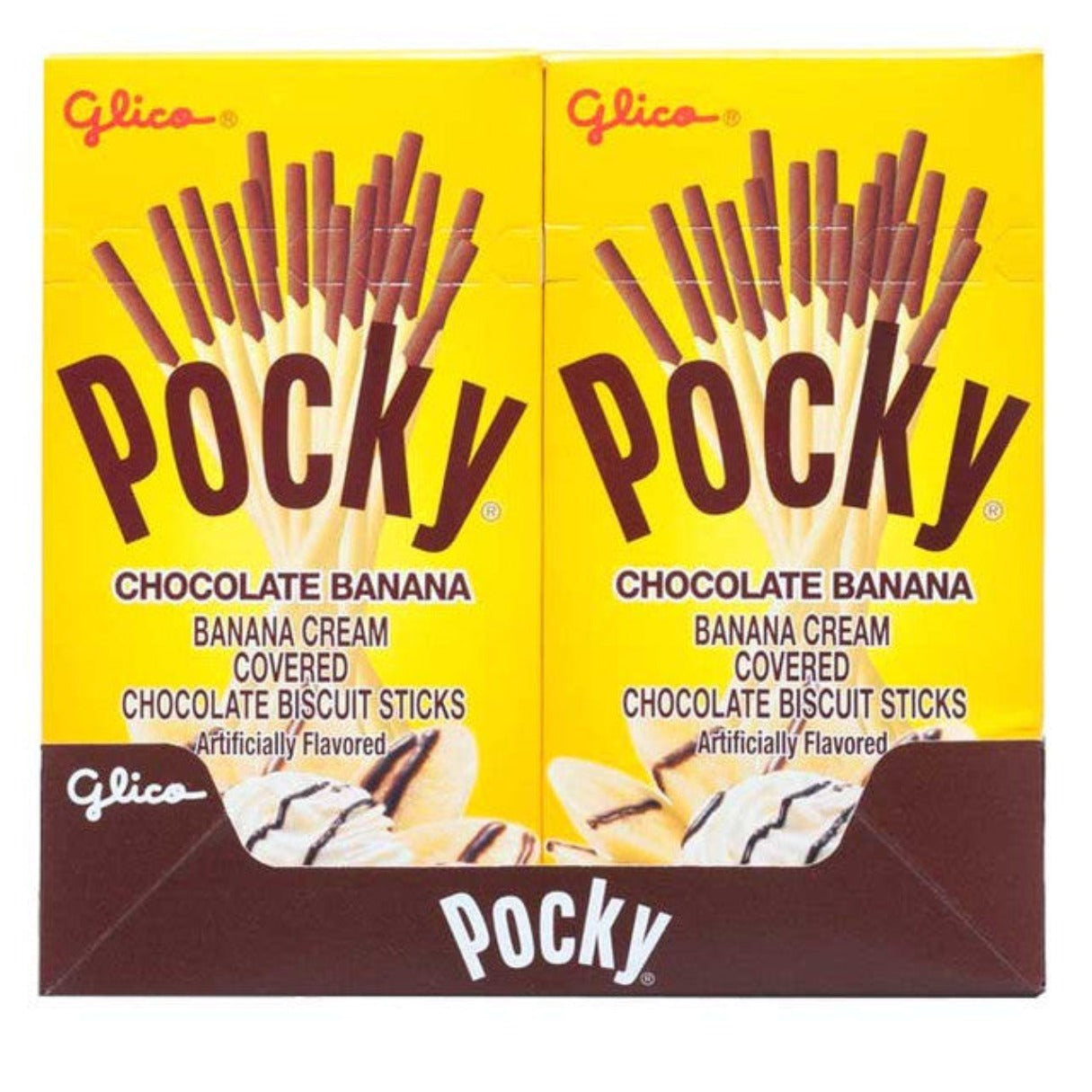 Glico Pocky Banana Chocolate 2.46oz 10ct