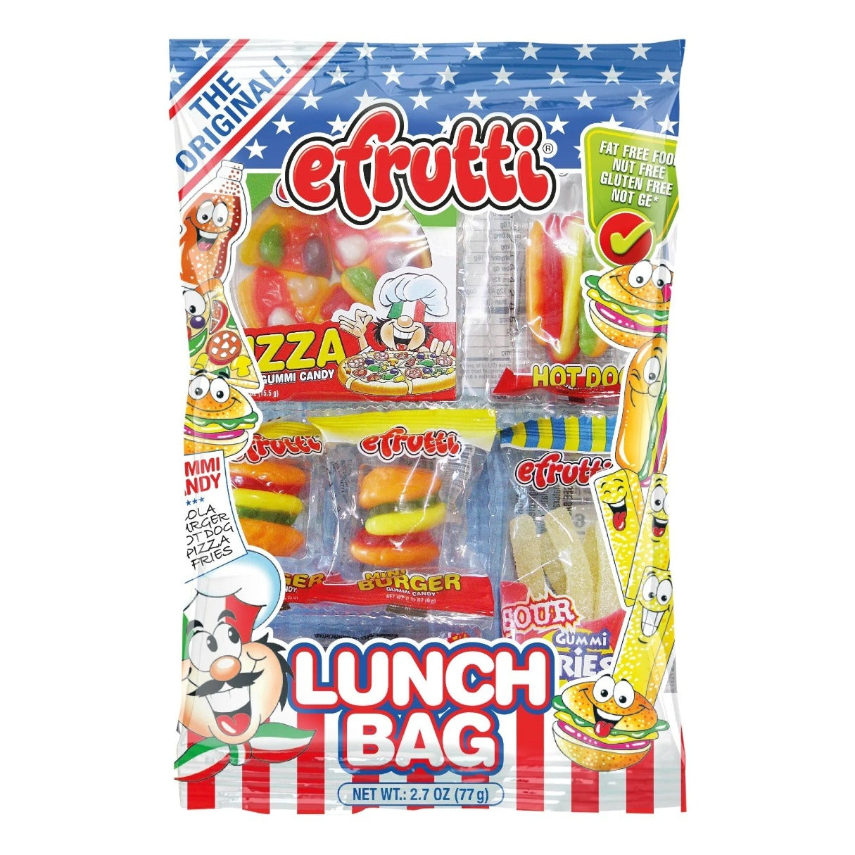 efrutti Gummi Lunch Bag 2.7oz 12ct I Got Your Candy