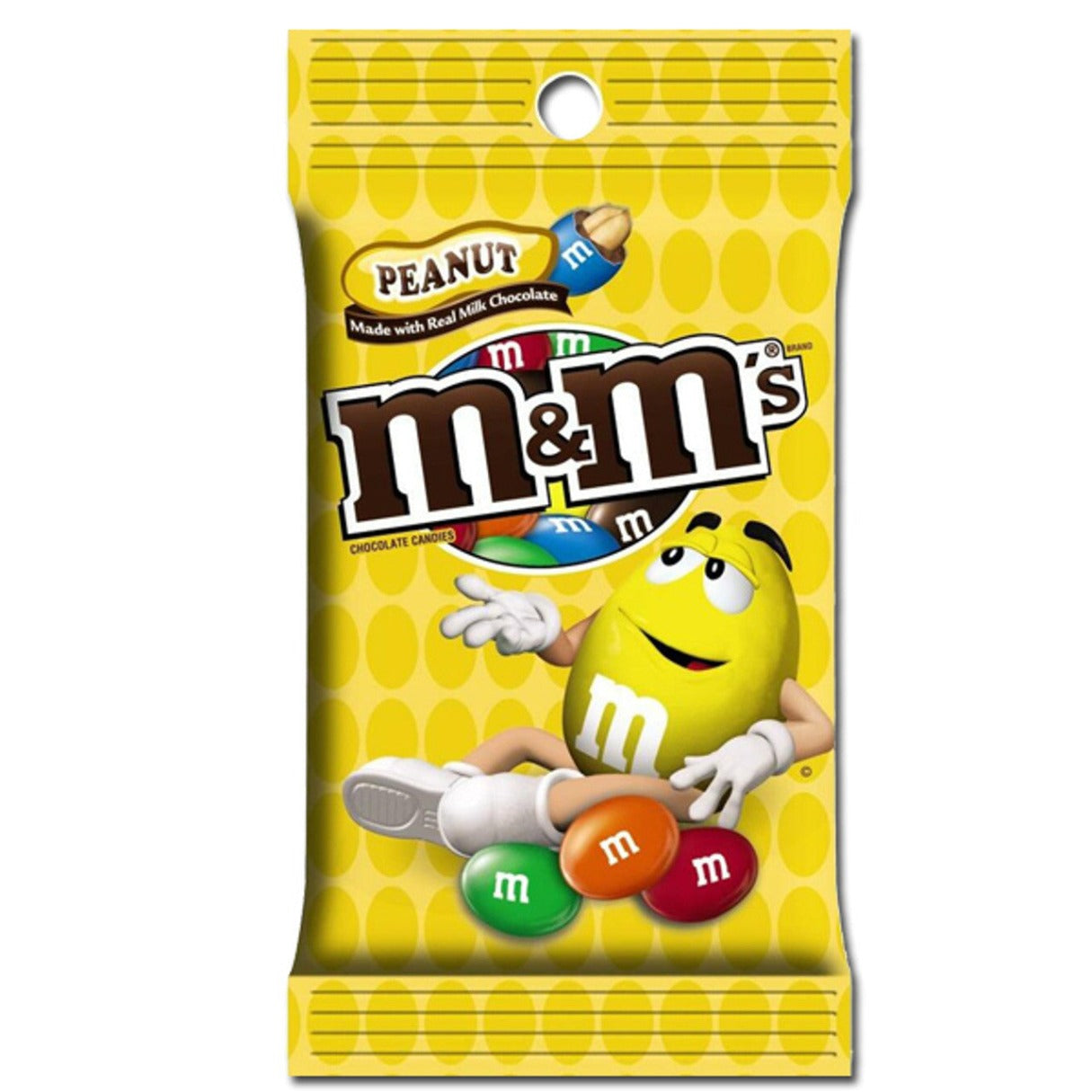 M&M's Peanut Butter Milk Chocolate Candy, 5.1 Oz Bag