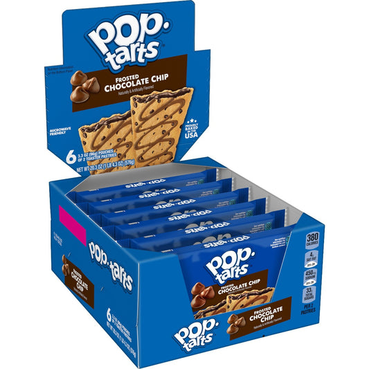 Pop-Tarts Frosted Chocolate Chip 3.3oz - 6ct