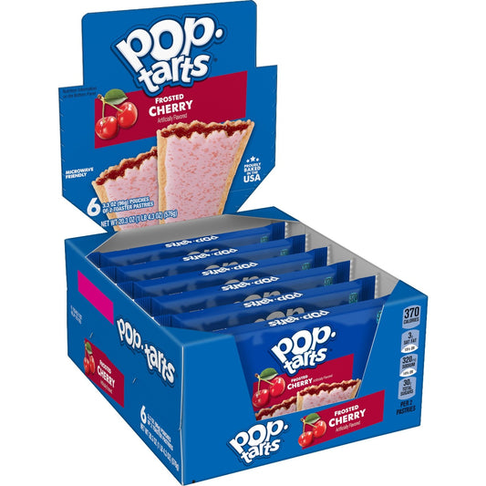 Pop-Tarts Frosted Cherry 3.67oz - 6ct