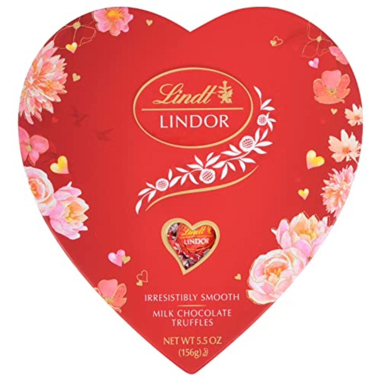 Lindor Milk Chocolate Valentine's Day Heart 5.5oz - 12ct