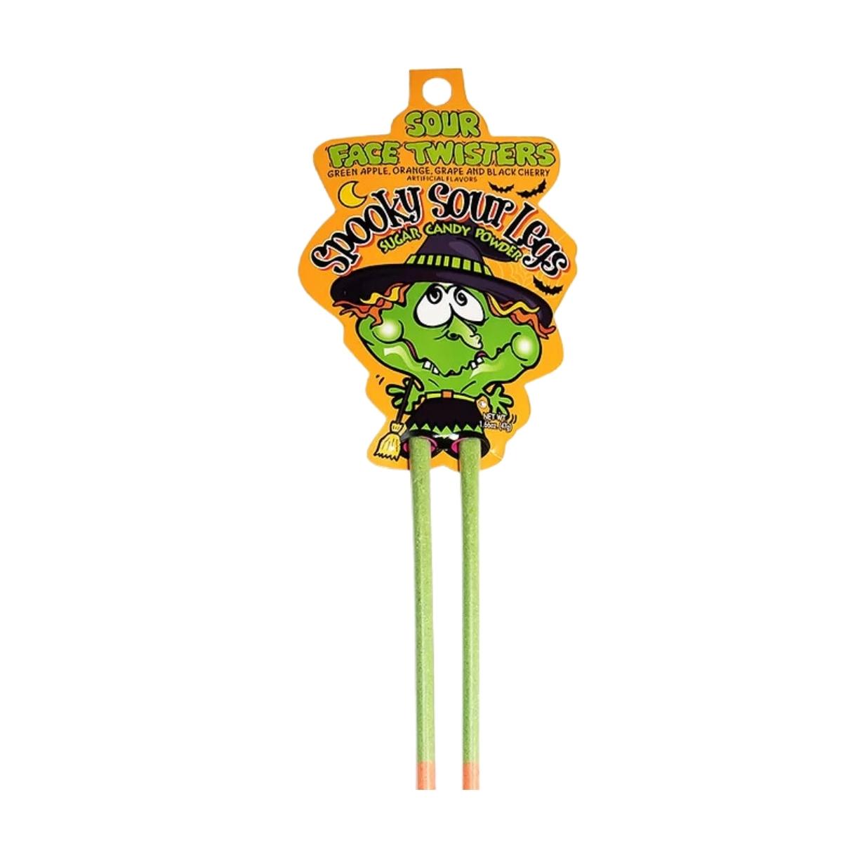 Face Twisters Spooky Sour Legs 1.66oz - 24ct