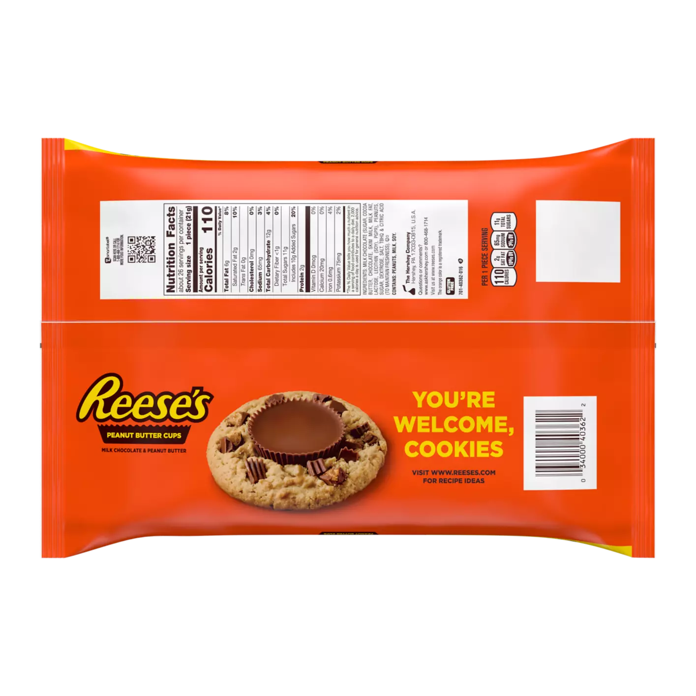 Reese's Snack Size Peanut Butter Cups 19.5oz - 26ct