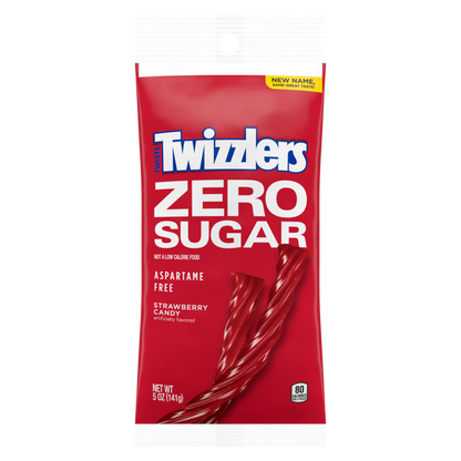 Twizzlers Zero Sugar Strawberry 5oz - 12ct