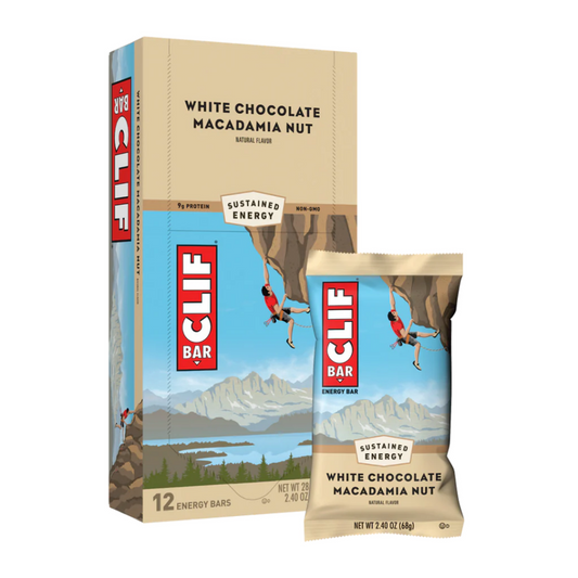 Cliff Bar White Chocolate Macadamia Nut 2.4oz - 12ct