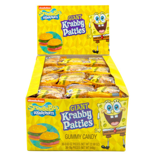 Frankford SpongeBob SquarePants Giant Original Krabby Patties Gummy Candy 0.63oz - 216ct