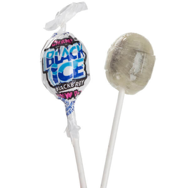 Charms Black Ice Blow Pop Lollipops - 48ct