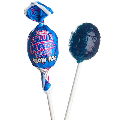 Charms Blow Pop Lollipops Blue Raspberry - 48ct