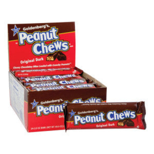 Goldenberg's Peanut Chews Original Dark 2oz - 24ct