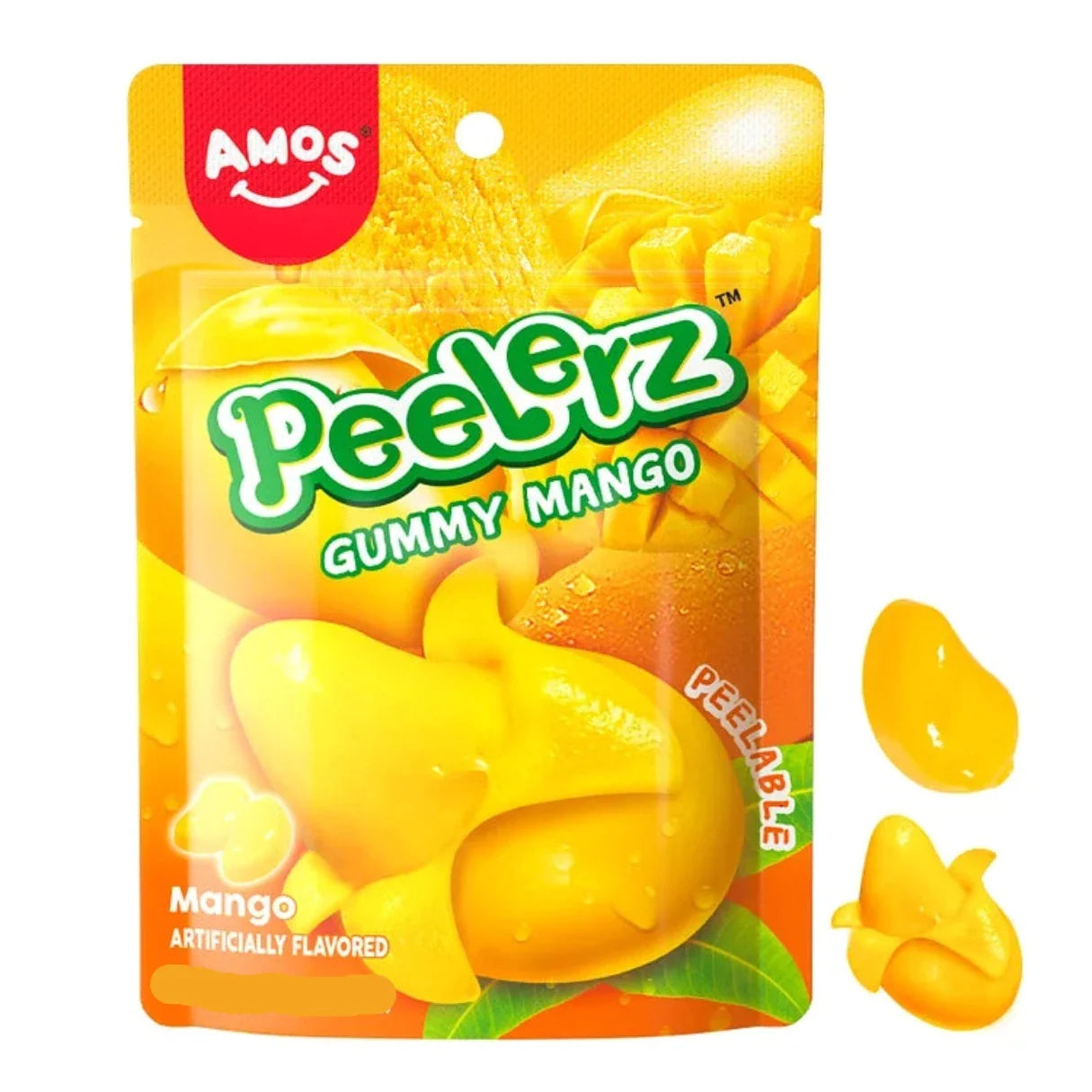 Amos Peelerz Gummy Mango 6oz - 12ct – I Got Your Candy