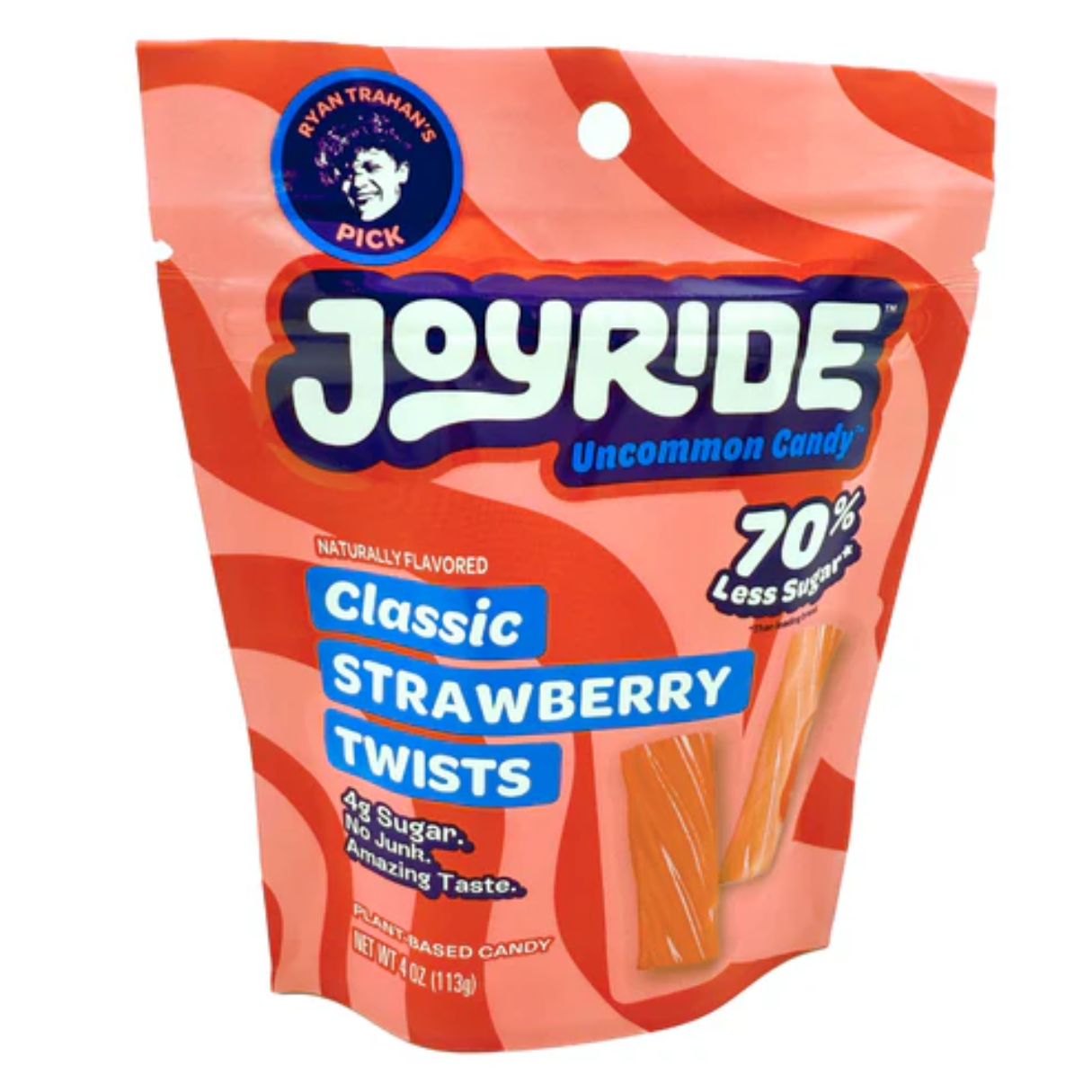 Joyride Classic Strawberry Twists Licorice 3.5oz - 10ct