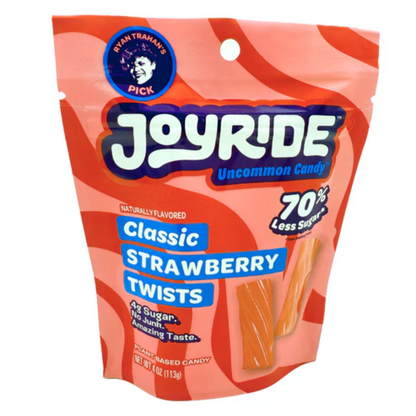 Joyride Classic Strawberry Twists Licorice 3.5oz - 10ct