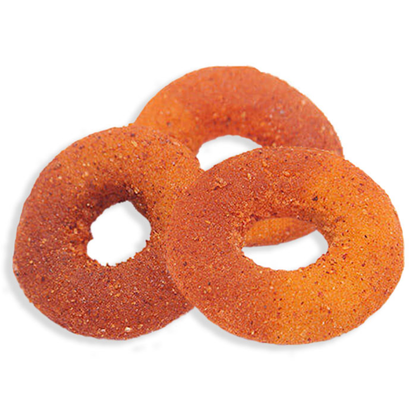 Jovy Chamoy Gummy Peach Rings Bulk - 5lb 4ct
