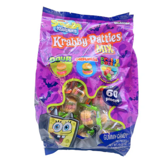 SpongeBob SquarePants Krabby Patties Mix 60pcs 19.05oz - 6ct