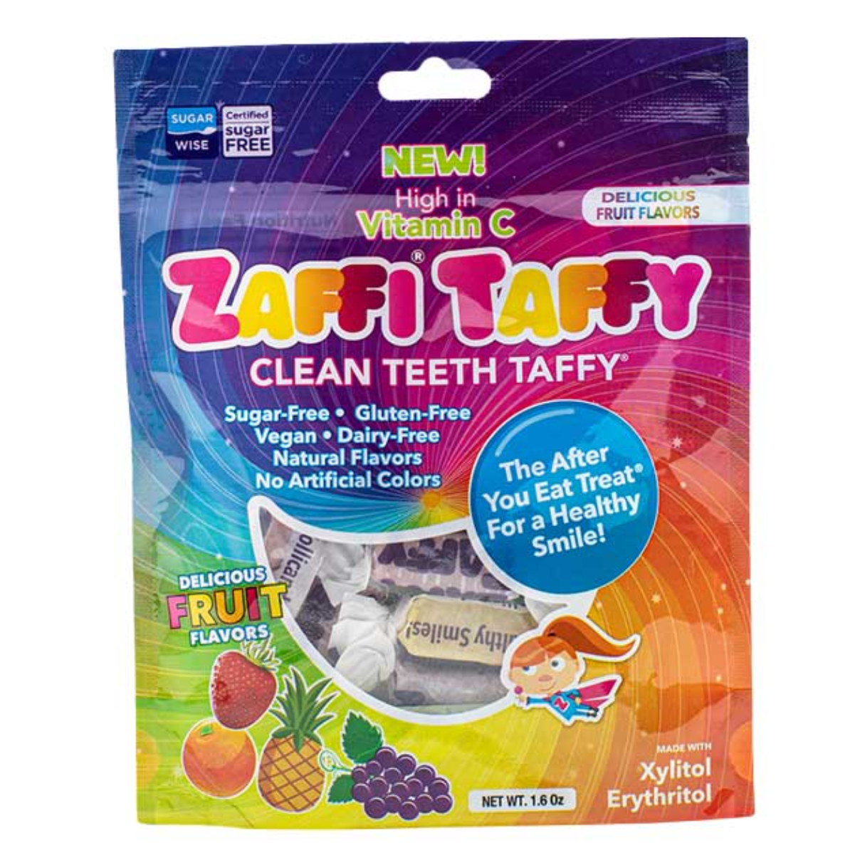 Zaffi Keto Taffy Assorted 1.6oz - 24ct
