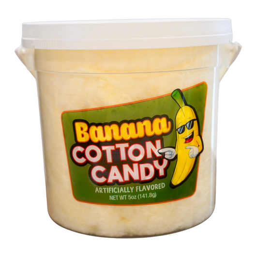 Banana Cotton Candy Tubs Limited Time 5oz - 12ct