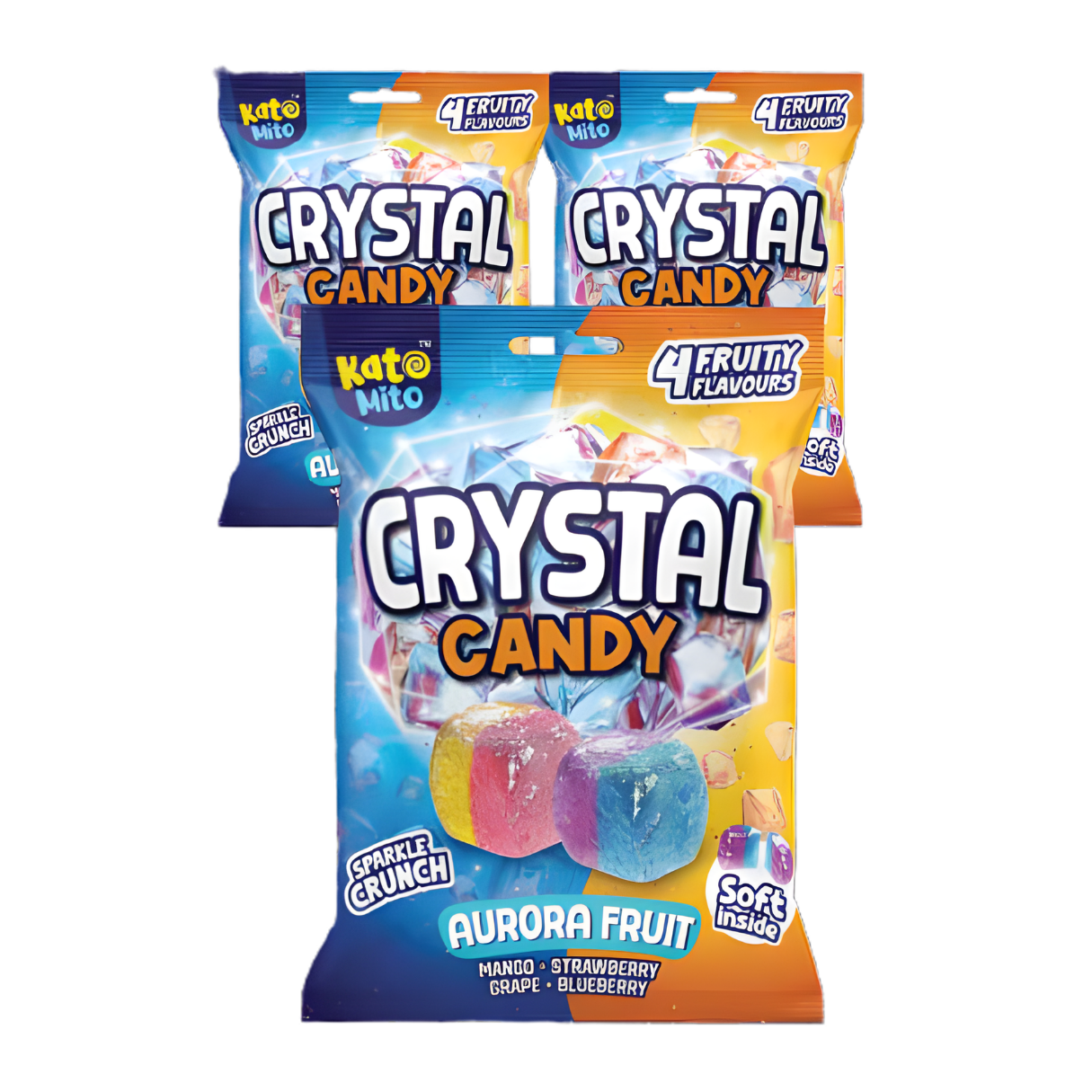 Kato Mito Crystal Candy Aurora Fruit Peg Bag  80g 12ct