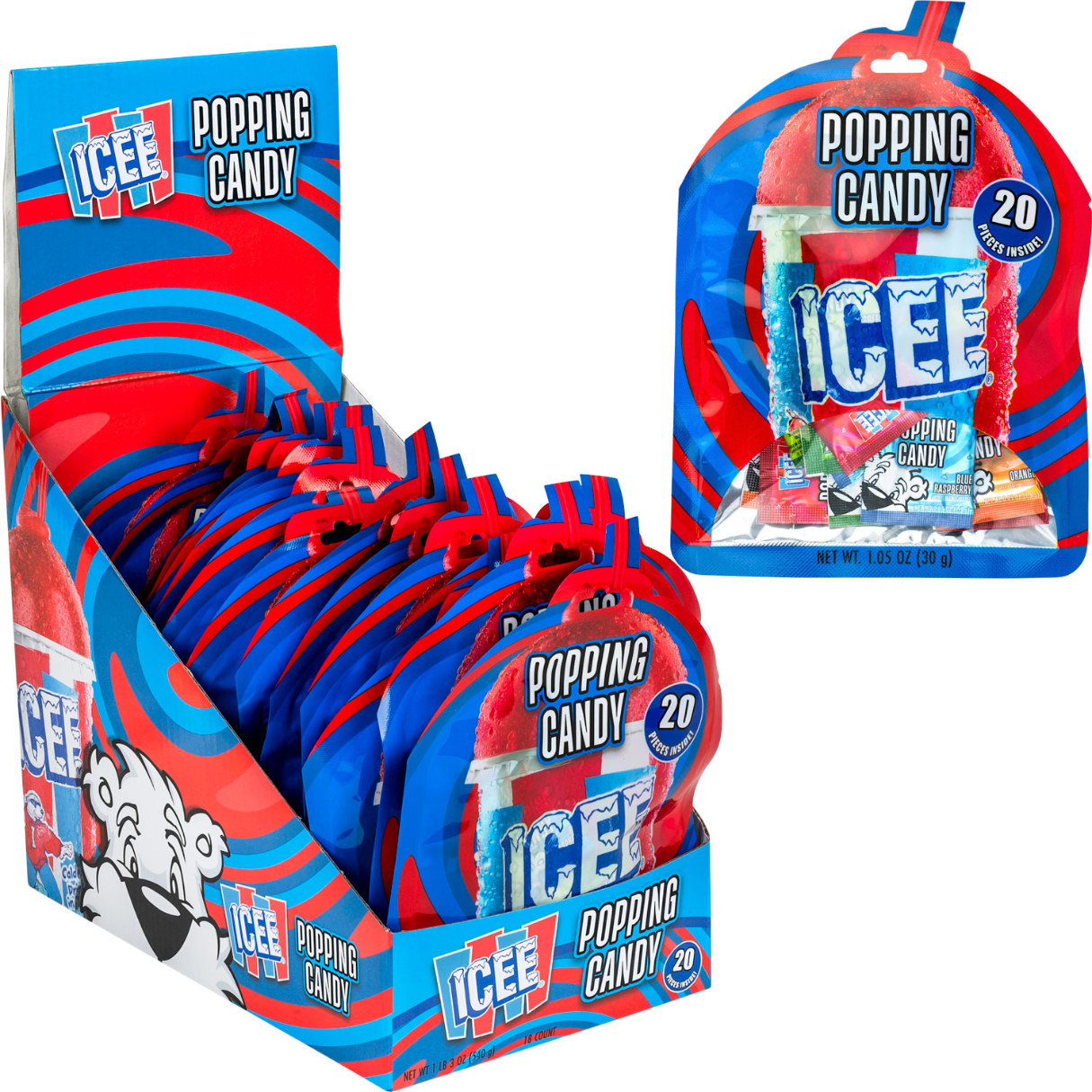 Koko's ICEE Popping Candy Party Pack  1.05 oz - 36ct