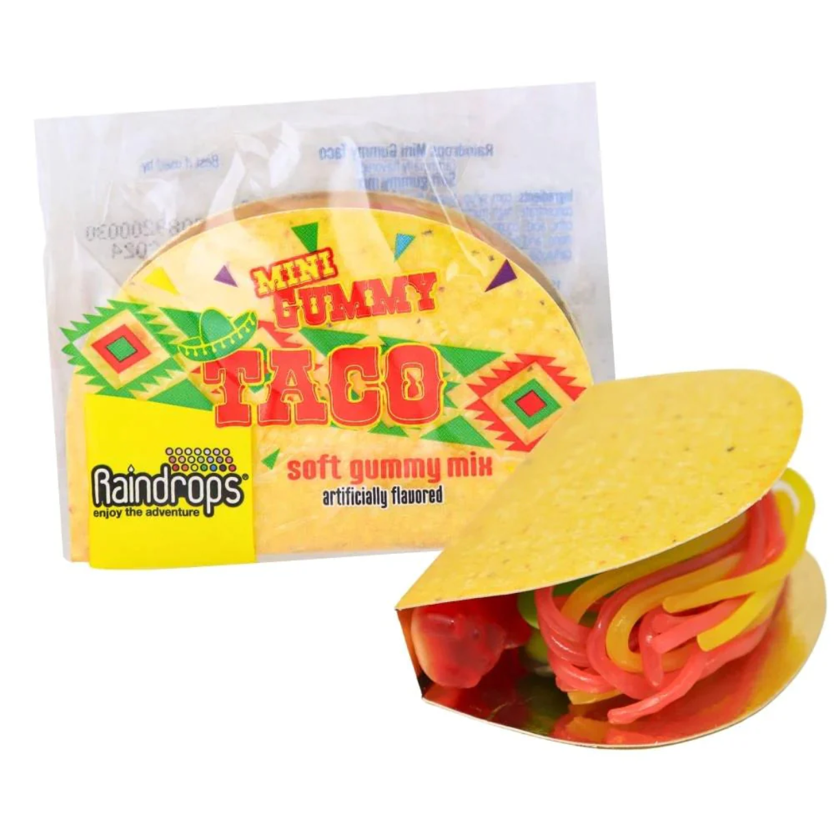 Raindrops Mini Gummy Taco 1.8oz - 16ct