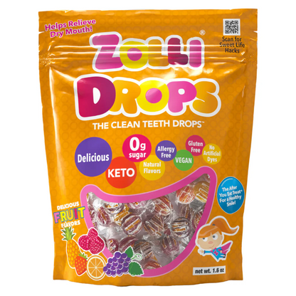 Zolli Drops Assorted Fruit 1.6oz - 24ct