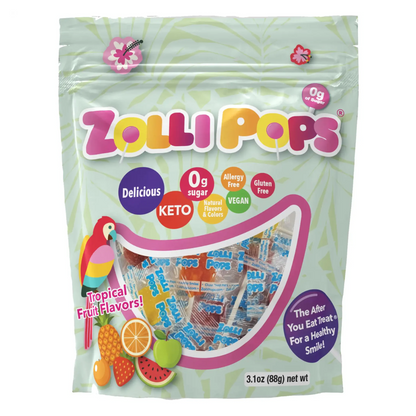 Zollipops Tropical Assorted 3.1oz - 24ct