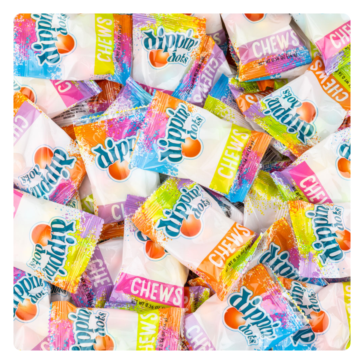 Koko's Dippin’ Dots Chews Bags Bulk 16g 4/150ct