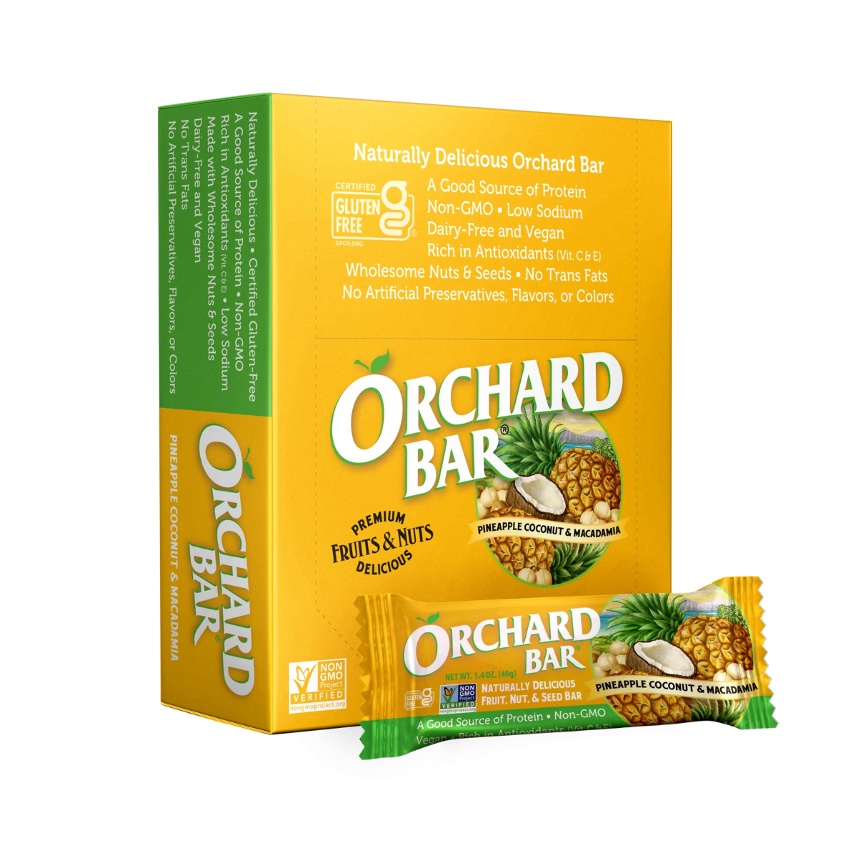 Liberty Orchards Pineapple Coconut & Macadamia Carton 1.4oz - 9/12ct