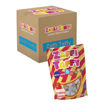 Zaffi Taffy Strawberry Banana 5oz - 24ct