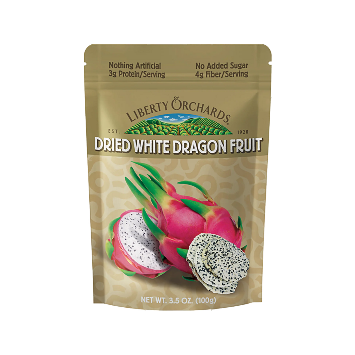 Liberty Orchards Dried White Dragon Fruit 3.5oz - 17ct