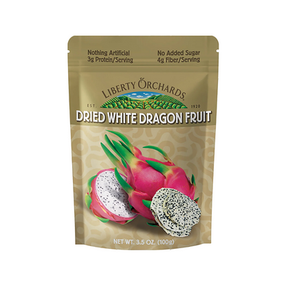 Liberty Orchards Dried White Dragon Fruit 3.5oz - 17ct