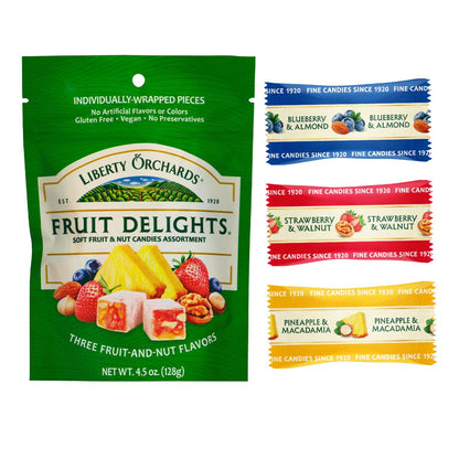 Liberty Orchards Fruit Delights Peg Bag 4.5oz - 9ct