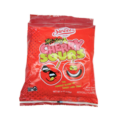 Sweet's Tart 'N Tangy Cherry Sours - 6oz 8/cs