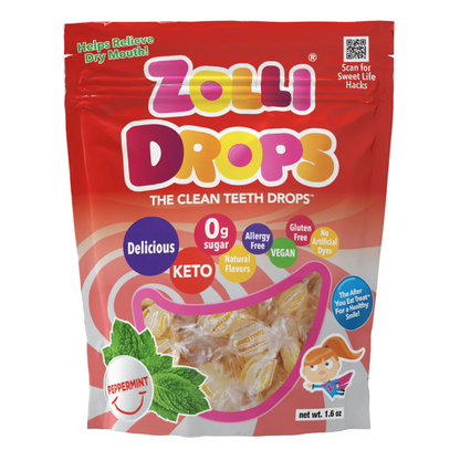 Zolli Drops Peppermint Flavor 1.6oz - 24ct