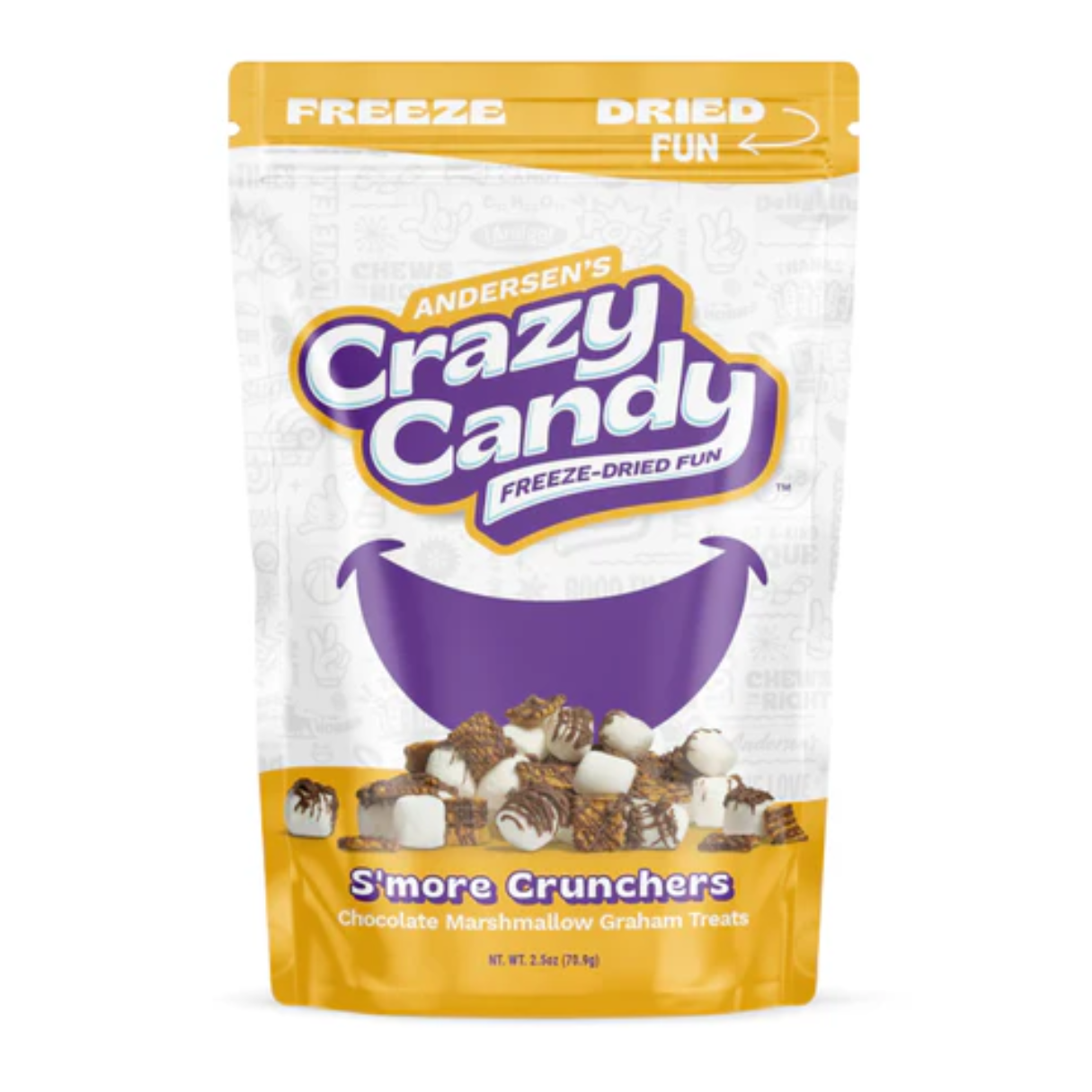Freeze Dried S'mores Crunchers - 2.5oz 12ct