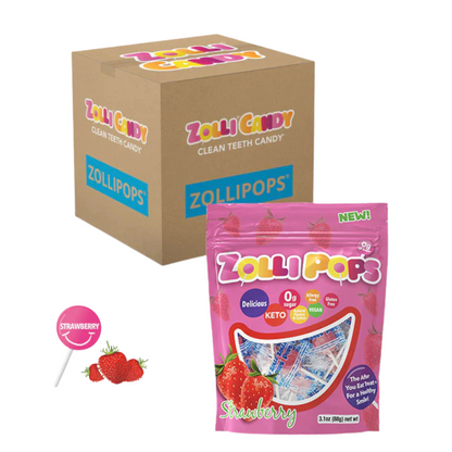 Zollipops Strawberry 3.1oz - 24ct