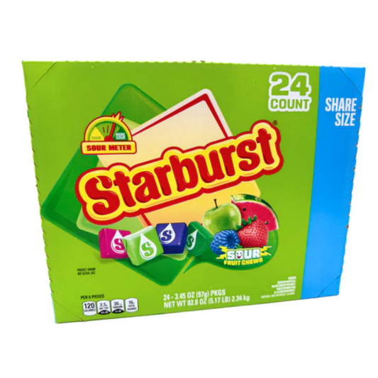 Starburst Sours  3.45oz - 24ct
