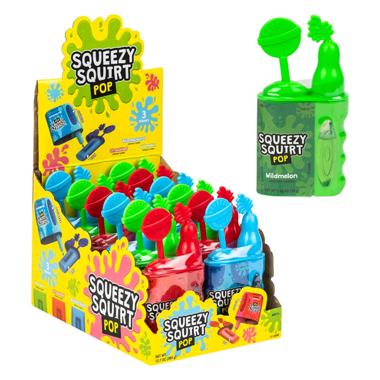 Koko's Squeezy Squirt Pop Candy 1.06oz - 12ct