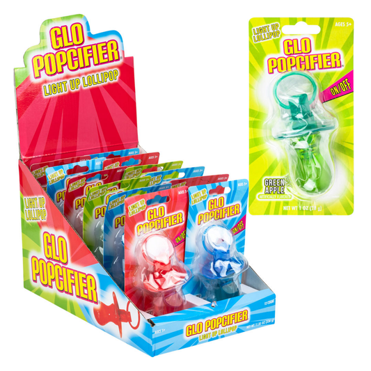 Koko's Glo Popcifier Light Up Lollipop .99oz 12ct