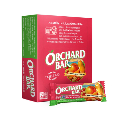 Liberty Orchards Spicy! Mango Papaya & Almond Carton 1.4oz - 9/12ct