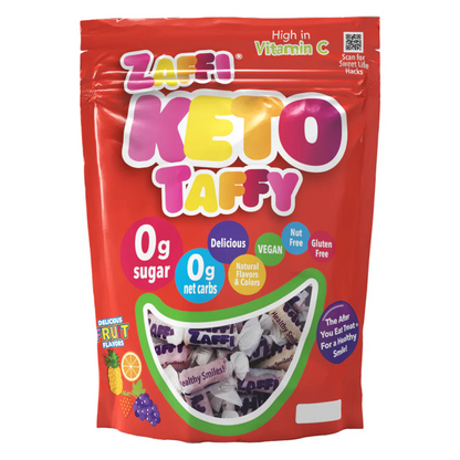 Zaffi Keto Taffy Assorted 5oz - 24ct