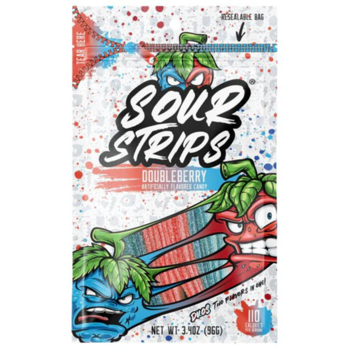 Hershey's Sour Strips Doubleberry 3.4oz 12ct