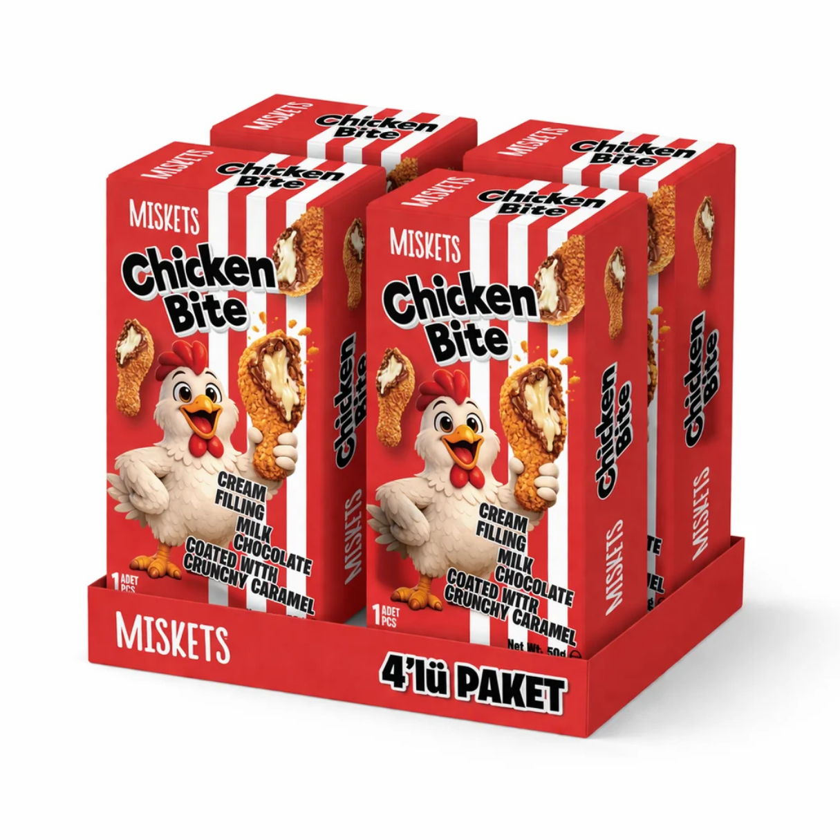 Miskets Chicky Bites 50g (1.76oz) 12ct