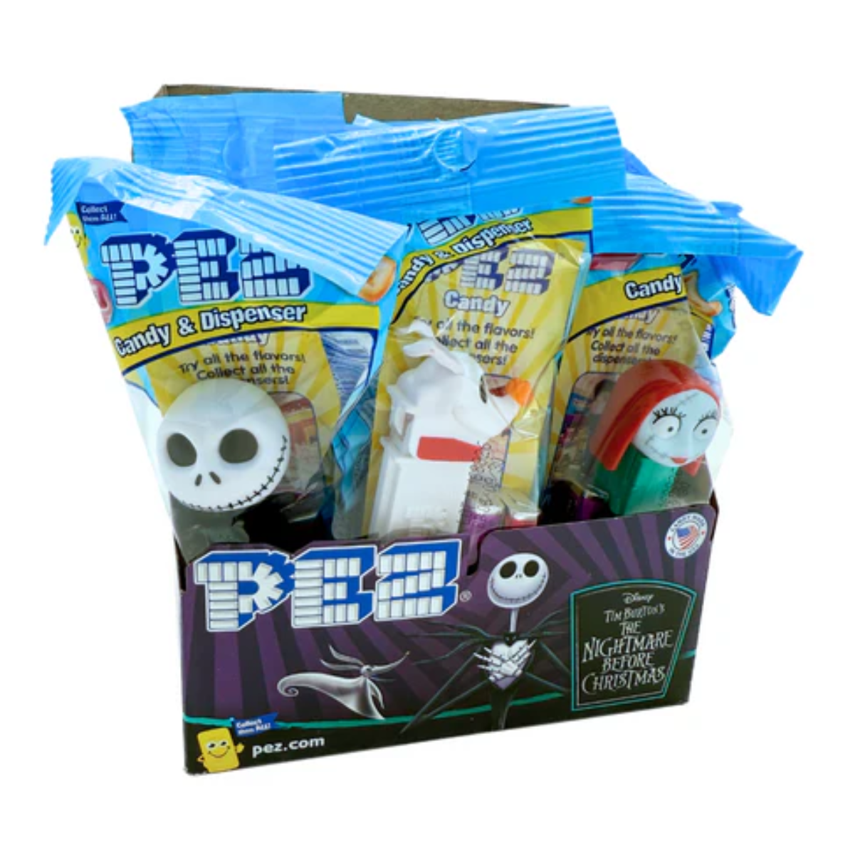 Pez Nightmare Before Christmas Party Pack .58oz  - 12ct