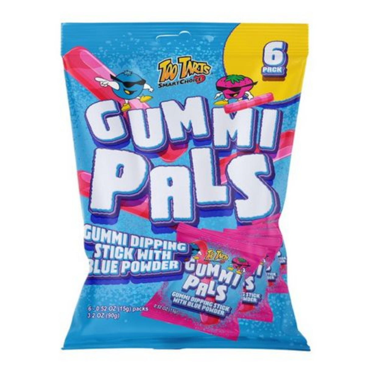 Too Tarts Gummi Pals 6 packs 3.2oz 24ct
