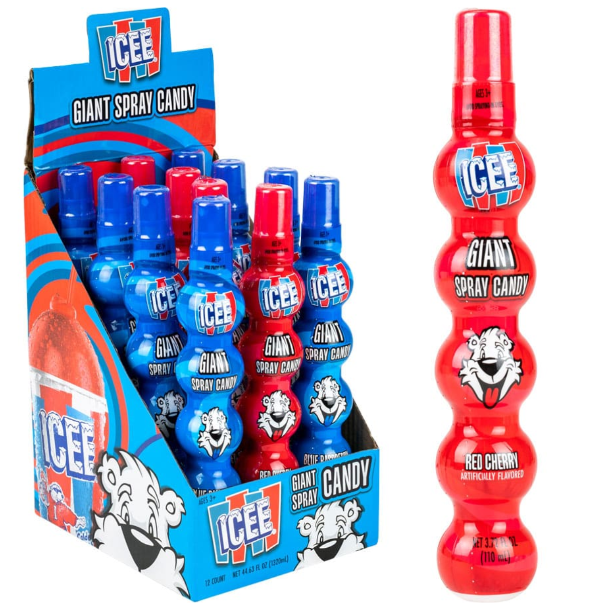 Koko's ICEE Giant Candy Spray 3.72oz - 72ct