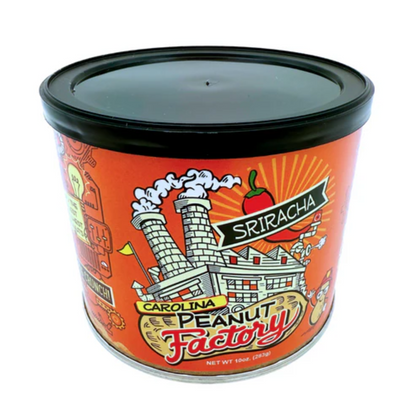 Carolina Peanut Factory Sriracha Peanuts Can 10oz - 6ct